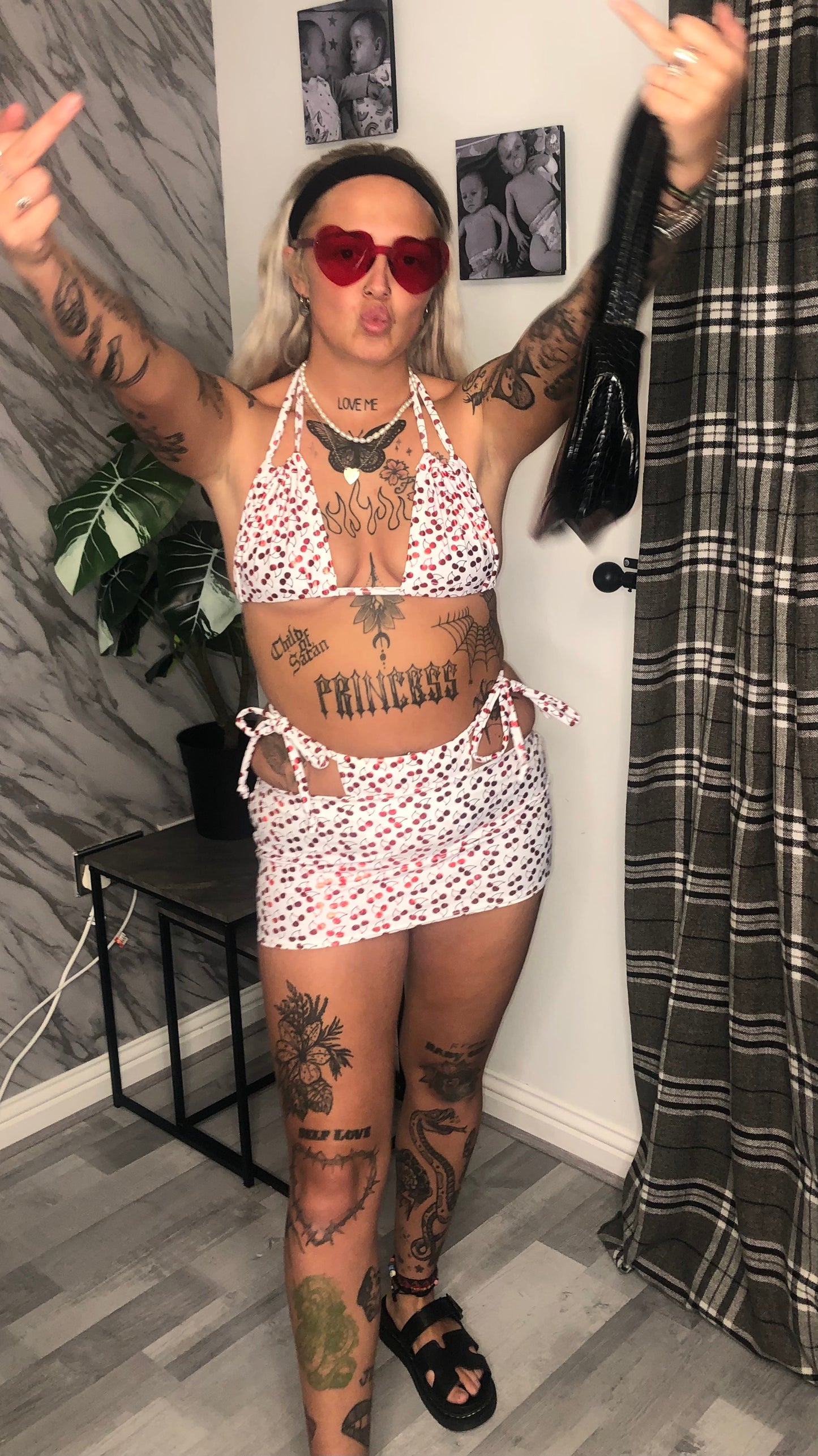 Cherry Pie Ultra Mini Skirt