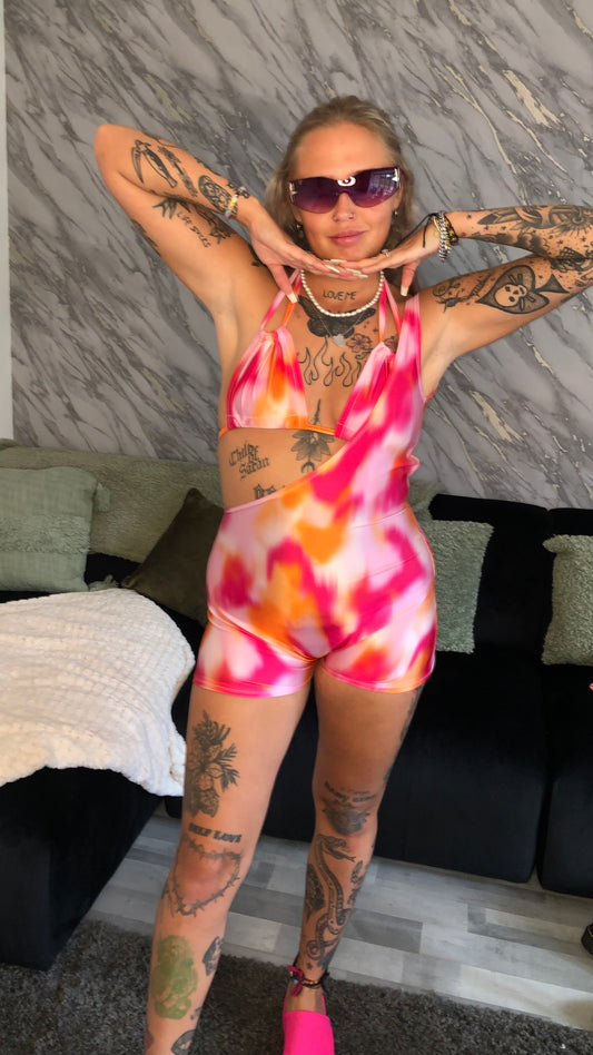 Lunan One Shoulder Unitard