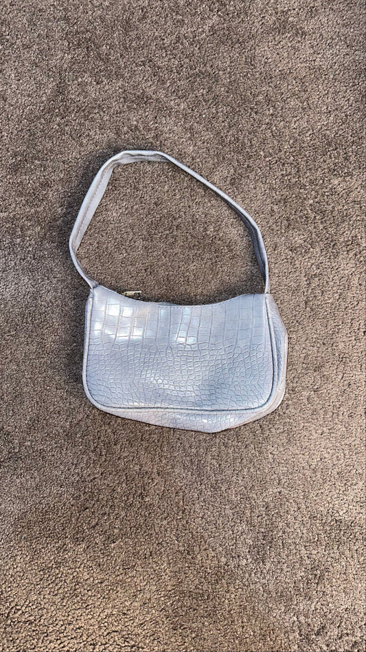 Baby Blue Croc Mini Bag