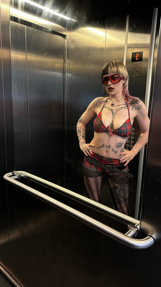 Highland Tartan Bikini Top