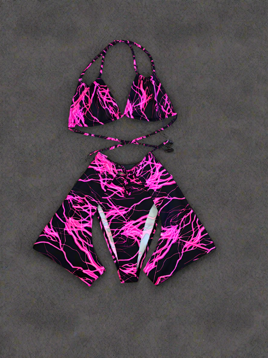 Premade Electro Pink Chaps XS, S, L