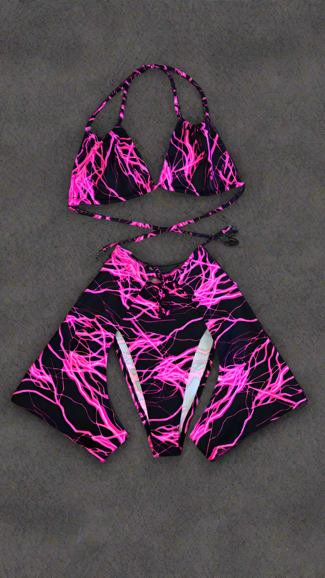 Premade Electro Pink Chaps XS, S, L