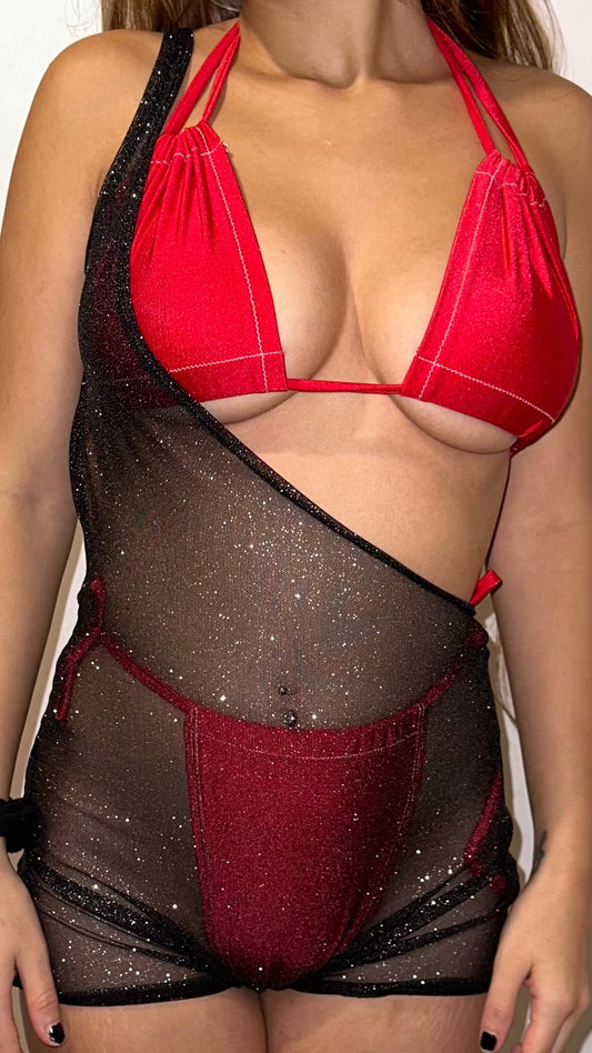 Shimmer and Shine One Shoulder Unitard