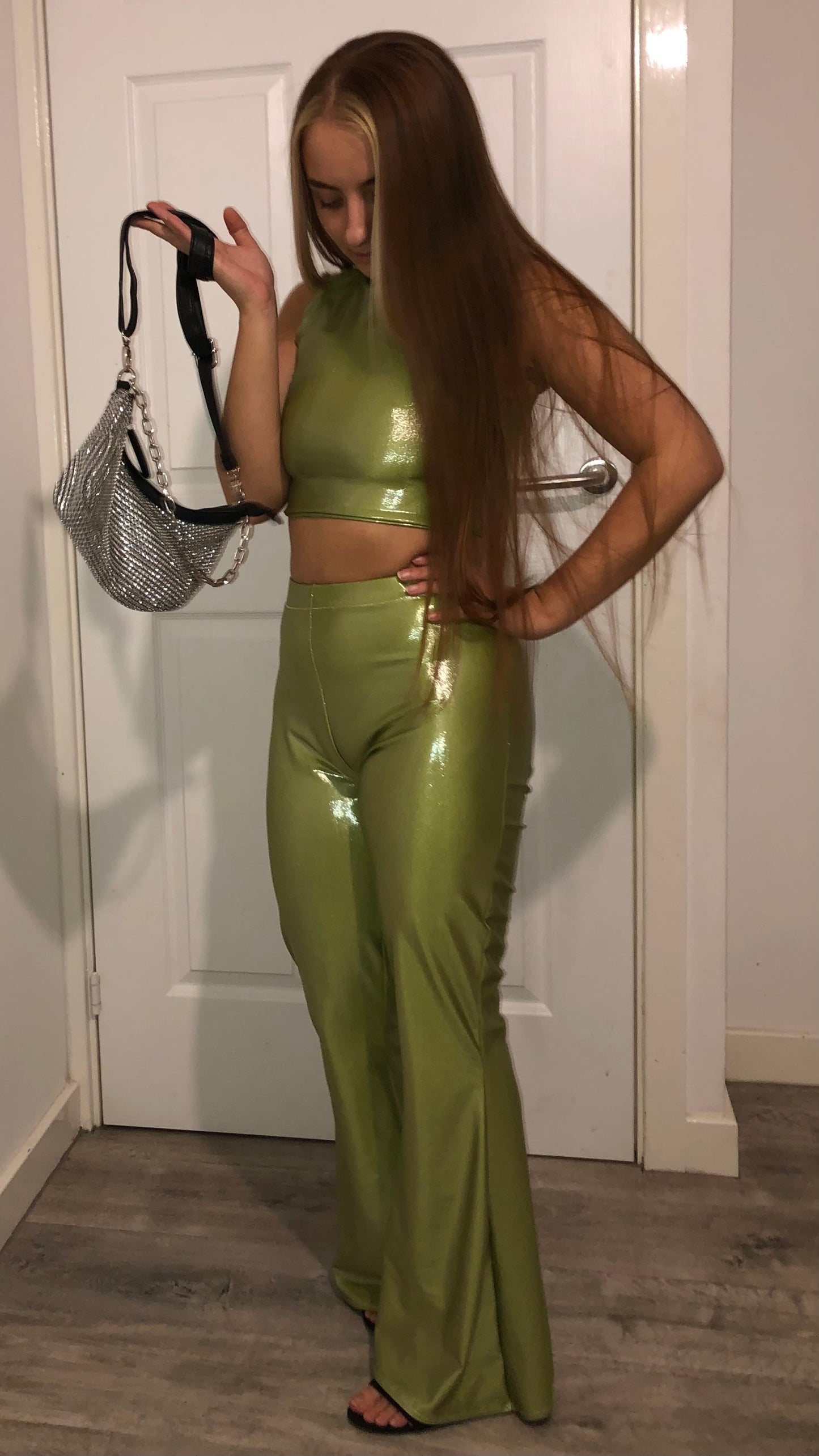 Premade Olive Flares XS