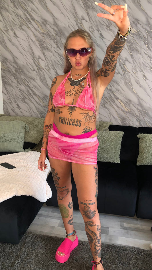 Blossoms Ultra Mini Skirt