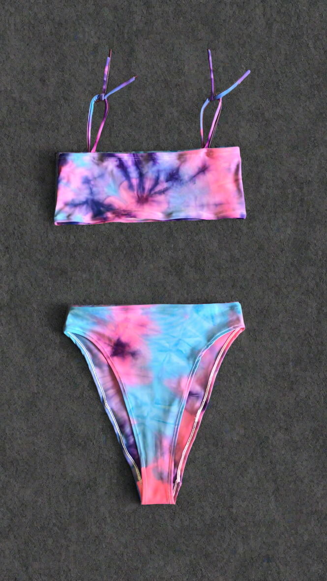 Tie Me Up 90s High Leg Bottoms