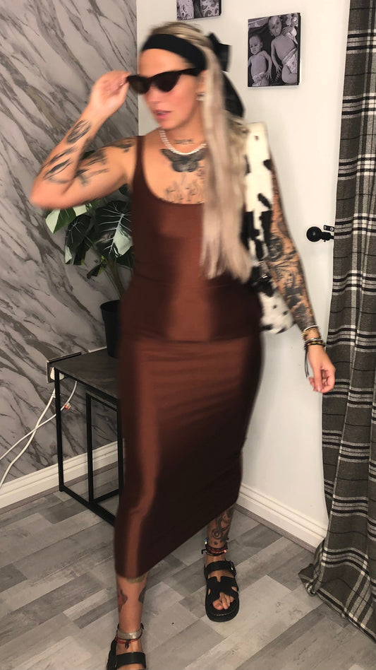 Ginger Spiced Maxi Dress