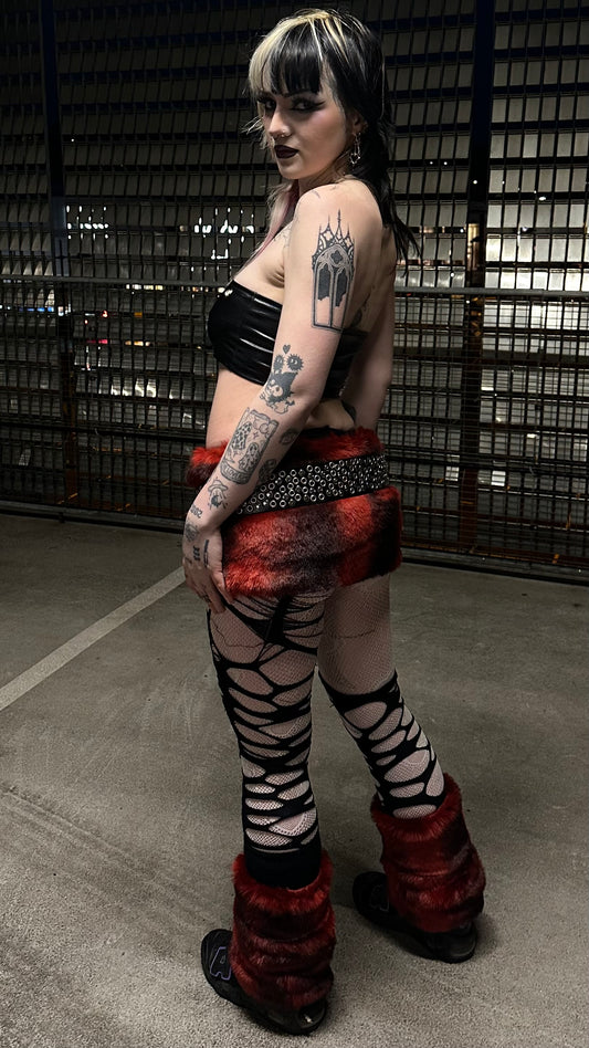 Black Cherry Leg Warmers