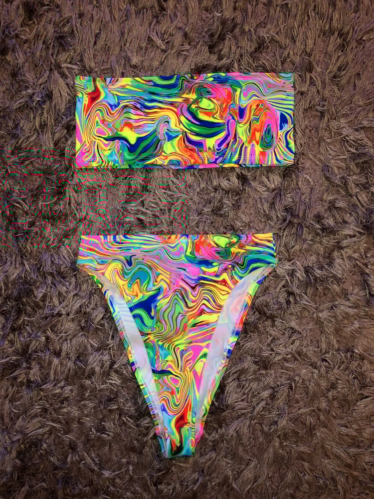 Funkadelic 90s High Leg Bottoms