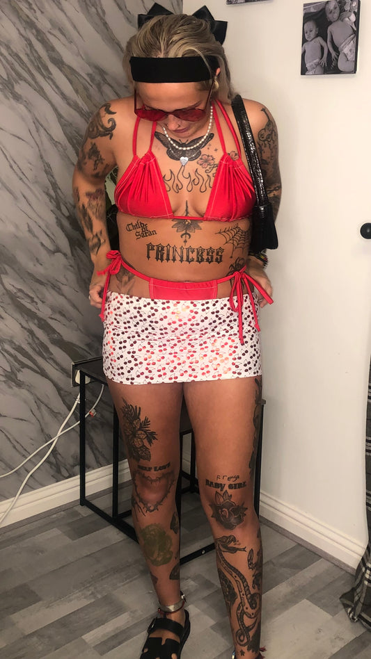 Cherry Pie Ultra Mini Skirt