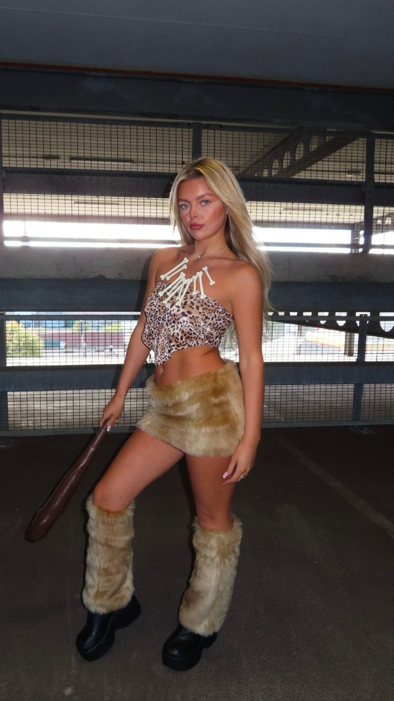 Sensual Leopard Scarf Bandeau