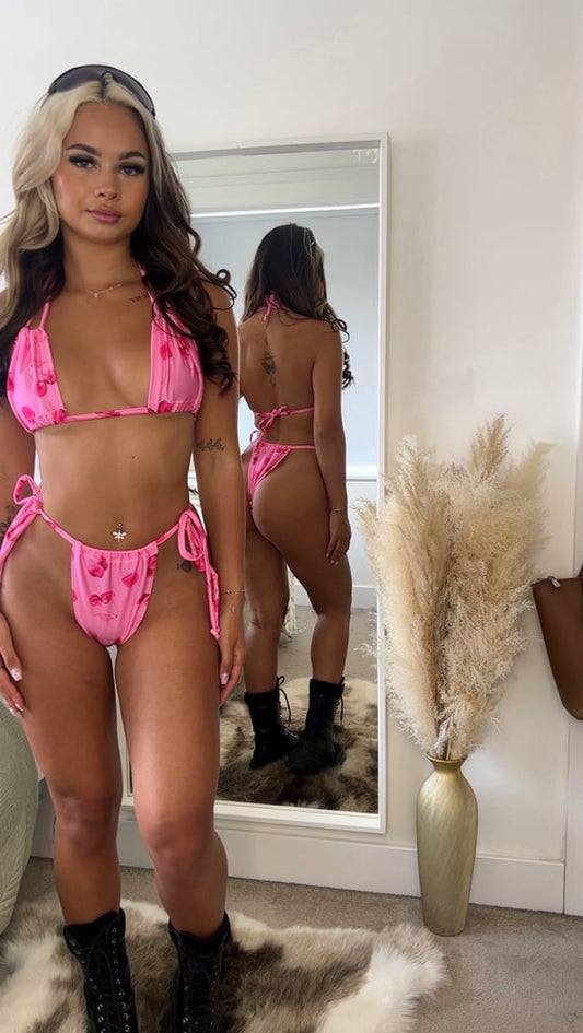 Cherry Bomb Bikini Top