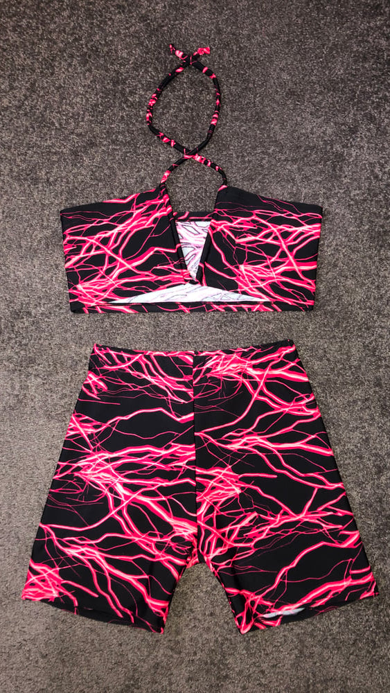 Electro Red Cycling Shorts