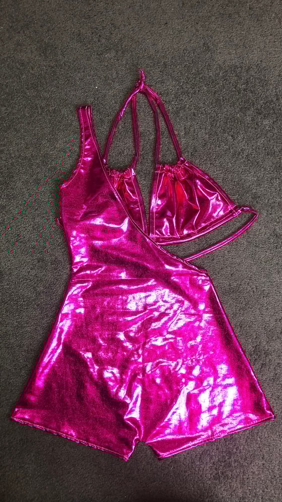 Hottest Pink One Shoulder Unitard