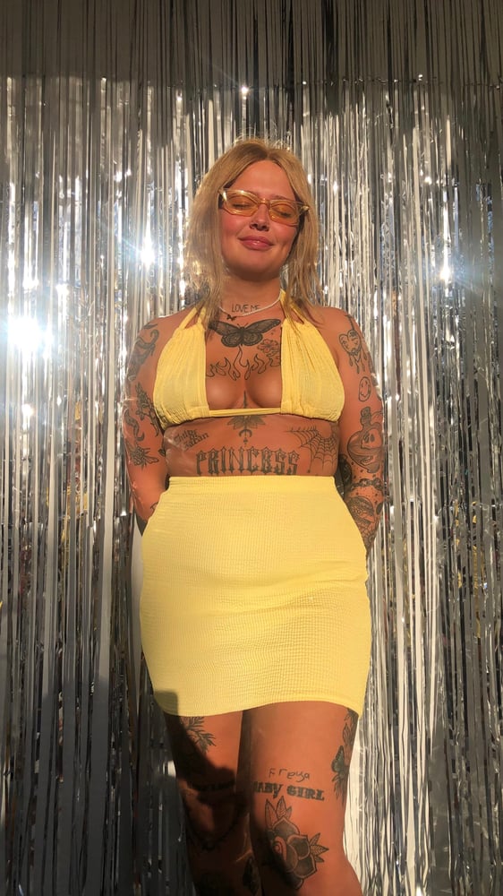 Lemon Bikini Top