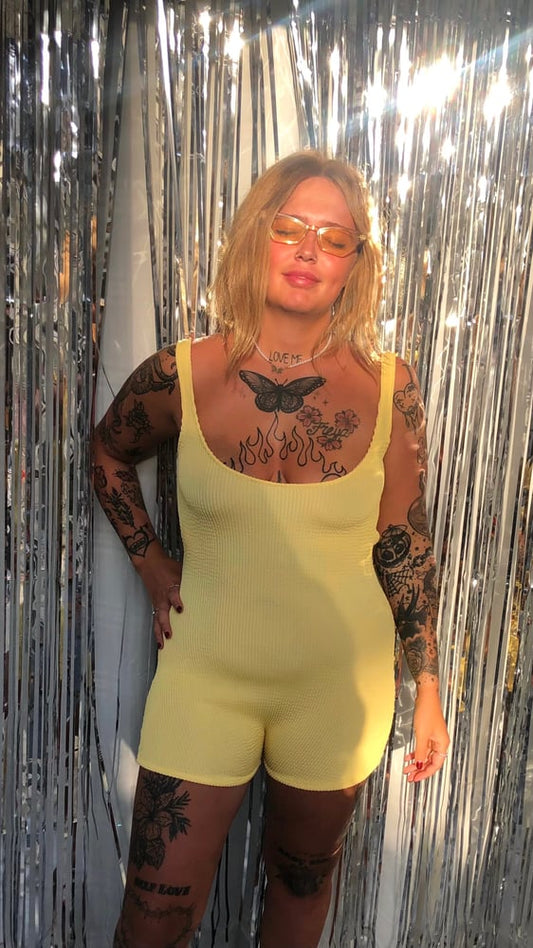 Lemon Unitard