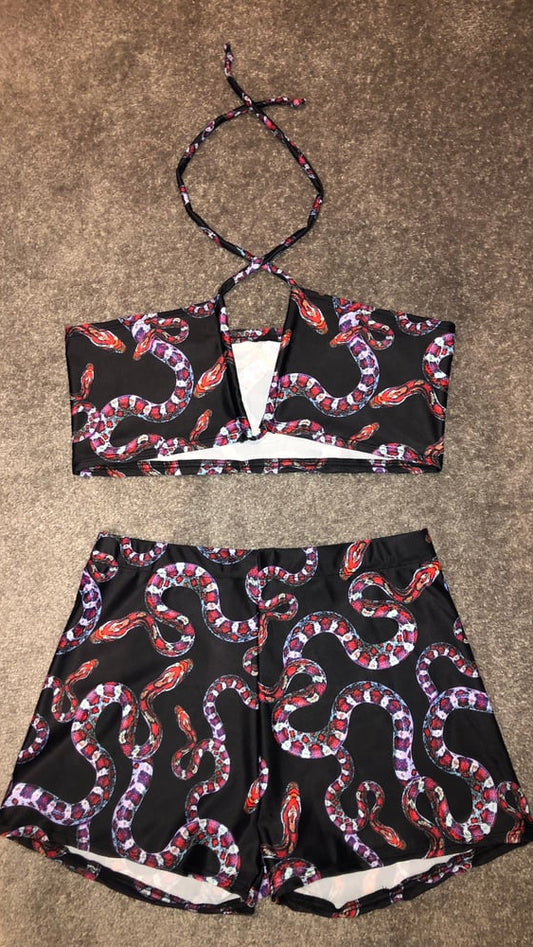 Medusa Keyhole Halterneck Bandeau