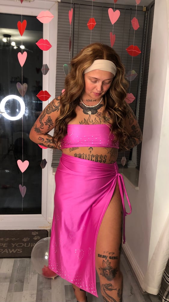 Mi Amor Runched Maxi Skirt