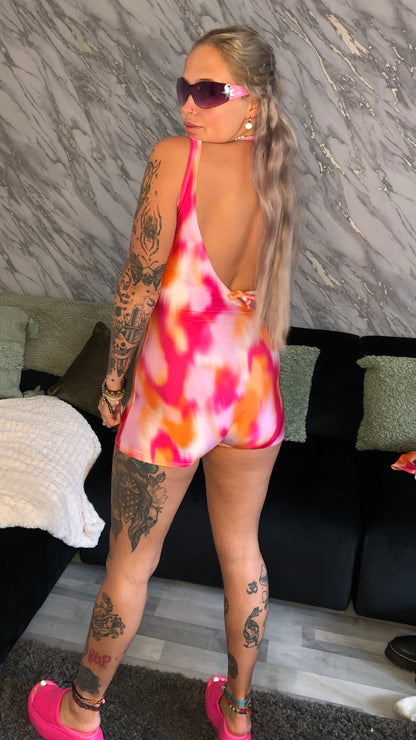 Lunan One Shoulder Unitard