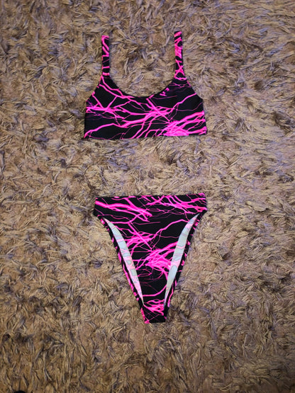 Electro Pink Crop Vest