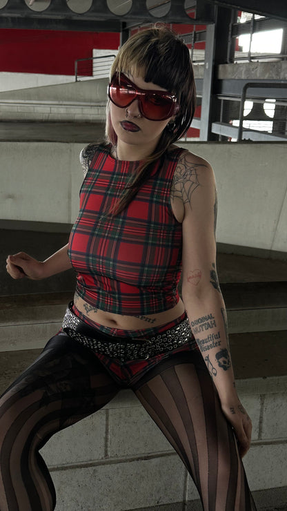 Highland Tartan Racer Vest