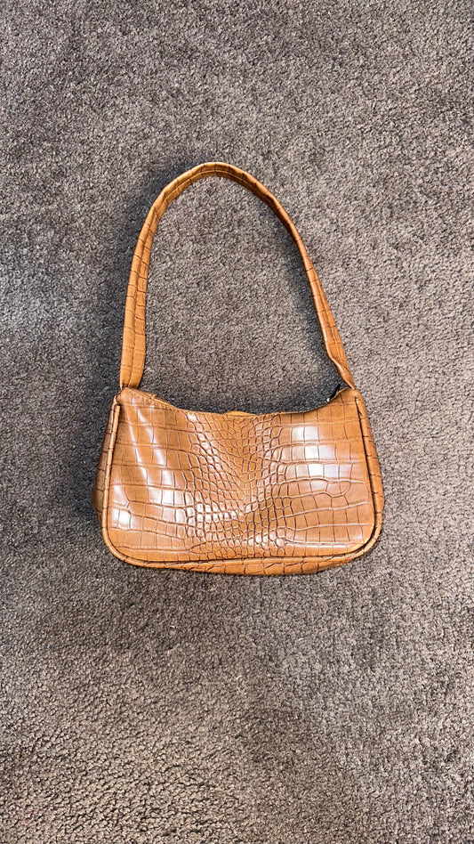 Chocolate Croc Mini Bag