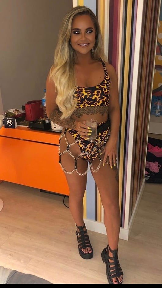 Flame 90s High Leg Bottoms