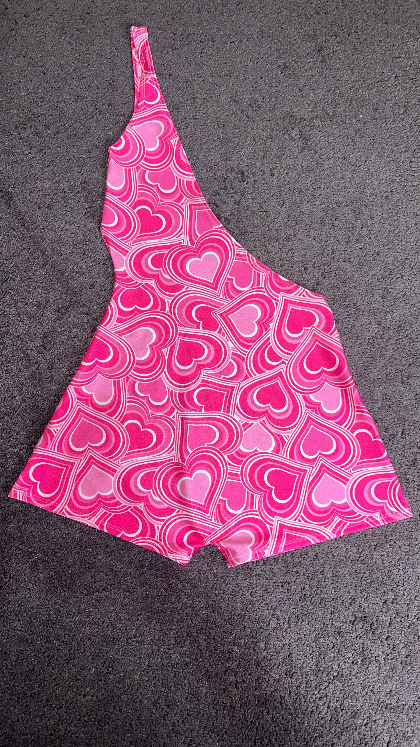 Premade T'adore One Shoulder Unitard XS