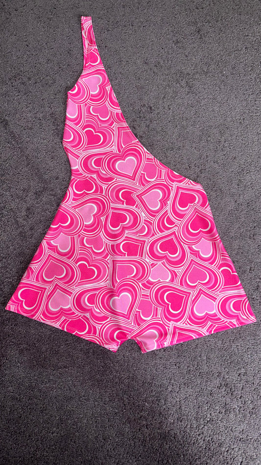 Premade T'adore One Shoulder Unitard XS