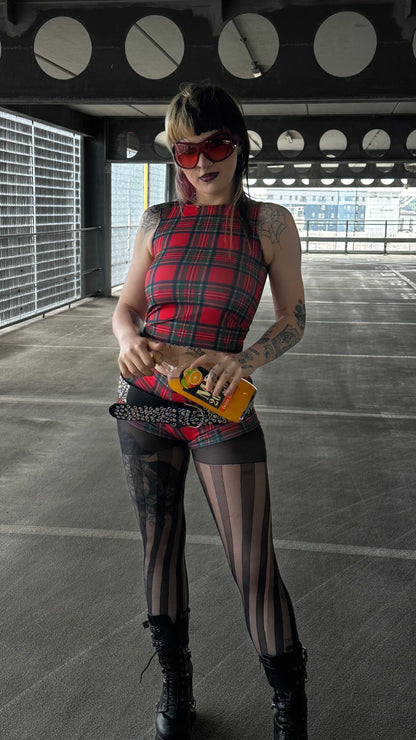 Highland Tartan Racer Vest
