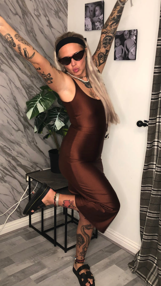 Ginger Spiced Maxi Dress