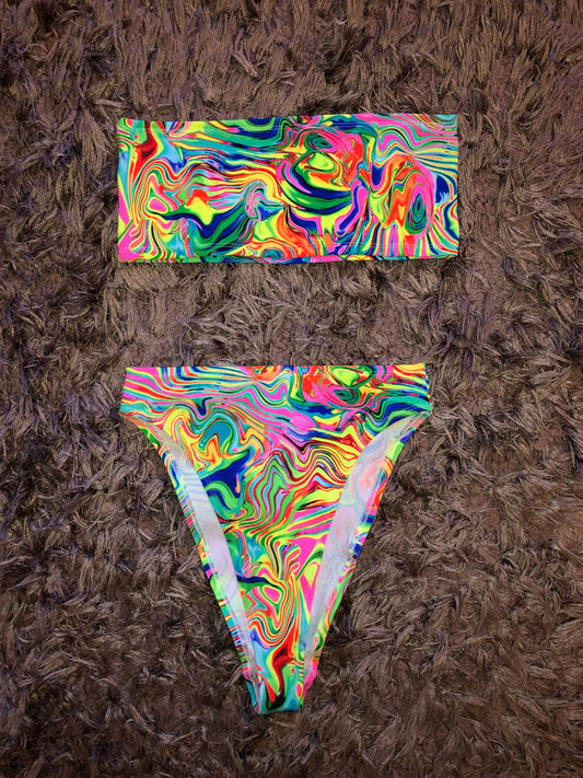 Funkadelic 90s High Leg Bottoms