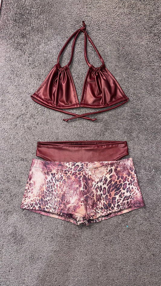 Premade Crimson Bikini Top XS/S
