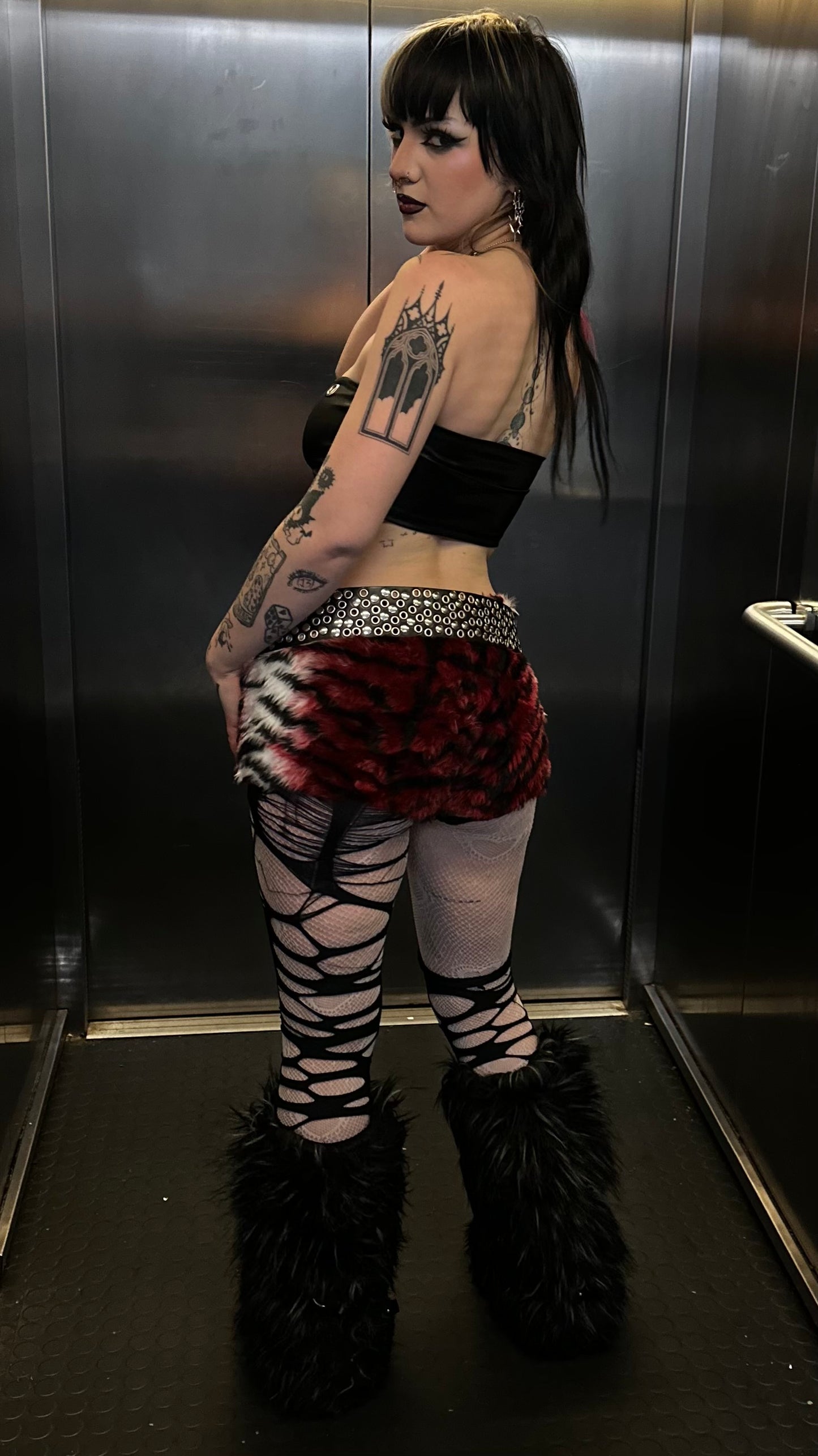 Sauvage Lace Front Micro Shorts