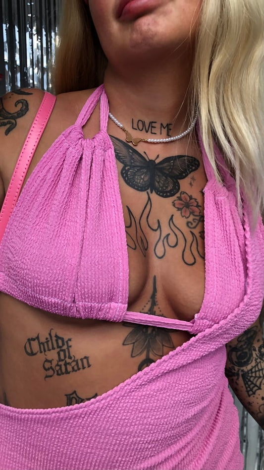 Blush Bikini Top