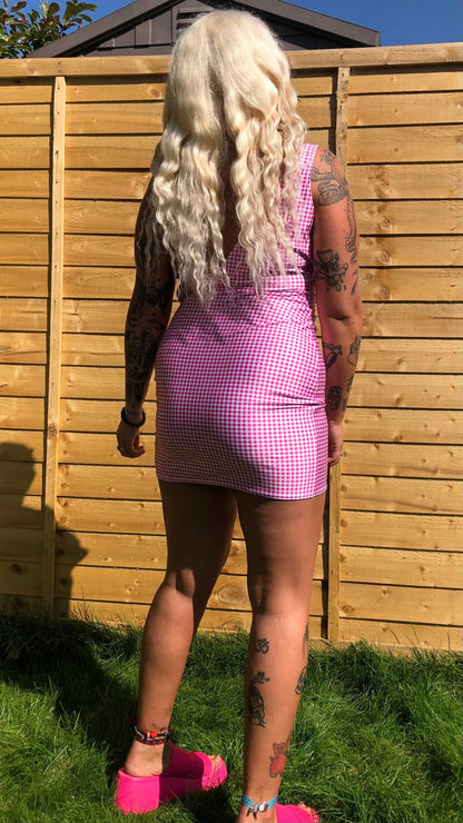 Checked Out Bikini Top