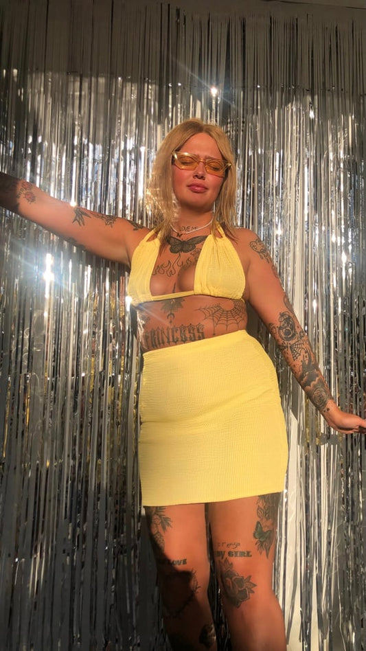 Lemon Mini Skirt
