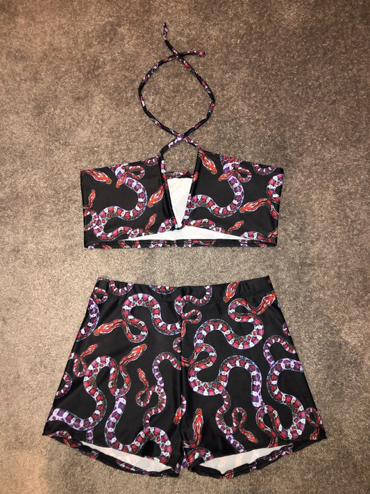 Medusa Keyhole Halterneck Bandeau