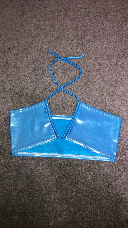 Premade Bubbles Keyhole Halterneck Bandeau S/M