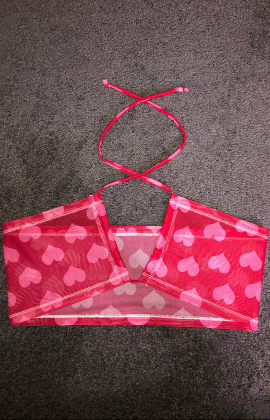 Premade Mixed Emotions Keyhole Halterneck Bandeau S/M