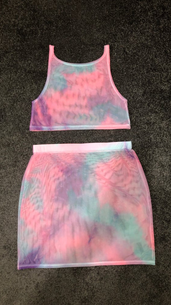 Tie Me Up Mesh Racer Top