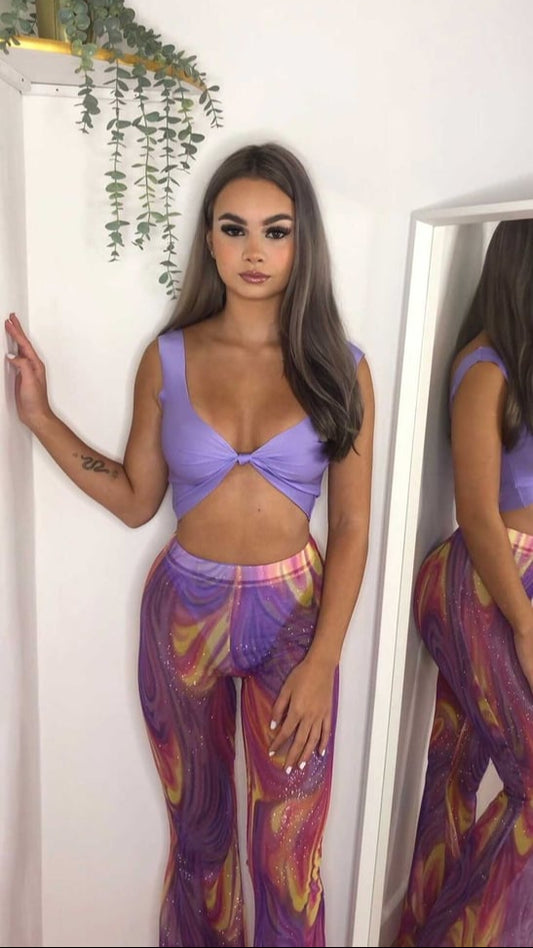 Viola Knot Crop Vest